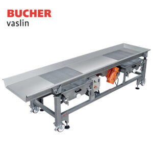 Termékfotó: Gyártó: Bucher Vaslin; Termék: Delta TRV-Mechanikus (vibrációs) válogatóasztal